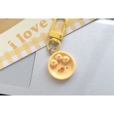 Egg Plate Keychain